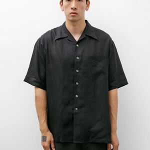 ✨Breakwater Mens Linen Sport Black Sz Large Shirt✨
